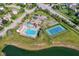 Community amenities including a pool, playground, tennis court and basketball court offer recreational opportunities for residents at 14109 Secretariat Ct, Carmel, IN 46074