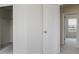 Bedroom with a door, closet, and a view of a window in the background at 18955 Seaforth Way, Westfield, IN 46074