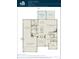First floor of the Hilltop floor plan showing the layout of the house at 18955 Seaforth Way, Westfield, IN 46074