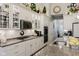 Kitchen with granite countertops, tile backsplash, and ample cabinet space at 18973 Elder Ridge Dr, Noblesville, IN 46062