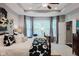 Relaxing main bedroom with a window bay and neutral tones at 18973 Elder Ridge Dr, Noblesville, IN 46062