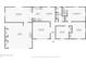 Detailed floor plan showcasing the layout of the home, including the kitchen, bedrooms, and living areas at 230 Love Ave, Greenwood, IN 46142