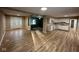 Open concept living area showcasing new flooring, fresh paint, and a seamless flow at 2951 S Elizabeth St, Indianapolis, IN 46203