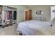 Bedroom featuring a walk-in closet, neutral tones, and a dresser for ample storage at 343 E Waterbury Rd, Indianapolis, IN 46227