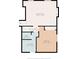 Basement floor plan featuring Gathering room, hall, bathroom, laundry and bedroom layout at 4155 Rolling Trails Rd, Greenwood, IN 46142