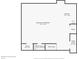 Floor plan view of basement with wet bar at 430 Oakbrook Dr, Columbus, IN 47201