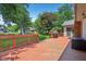 Spacious wooden deck is great for outdoor living and entertainment at 430 Oakbrook Dr, Columbus, IN 47201