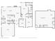 Detailed floor plan showcasing the layout of the home, including dimensions of each room and the basement at 430 Oakbrook Dr, Columbus, IN 47201