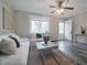 Spacious living area with contemporary design and open floor plan at 5636 Crittenden Ave, Indianapolis, IN 46220