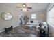 Bright and airy living room featuring modern decor and stylish finishes at 5636 Crittenden Ave, Indianapolis, IN 46220