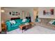 Spacious living room featuring hardwood floors and stylish furniture at 5923 W 29Th Pl, Indianapolis, IN 46224