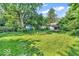 Wide backyard view featuring mature trees and abundant greenery, providing ample space for outdoor activities and relaxation at 6235 N Temple Ave, Indianapolis, IN 46220