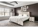 Inviting bedroom with natural light, a ceiling fan, and neutral tones, creating a peaceful retreat at 628 Tess Blvd, Westfield, IN 46074