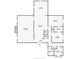 First floorplan featuring two bedrooms, two baths, kitchen, Gathering room, living room, and a laundry room at 6975 Milhouse Rd, Indianapolis, IN 46221