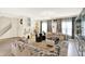 Bright and airy living room featuring elegant furnishings, hardwood floors, and stylish decor at 7252 Lockford N, Avon, IN 46123