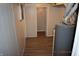 Utility basement with wood laminate flooring at 9016 Neptune Dr, Indianapolis, IN 46229