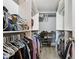 Organized walk-in closet with custom shelving, hanging rods, and plenty of storage space at 9256 Colgate St, Indianapolis, IN 46268