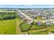 Subdivision aerial view highlighting a spacious layout with fenced yards and abundant green spaces, ideal for families at 937 Maple Stone Dr, Greenwood, IN 46143