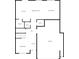 Main level floor plan featuring a kitchen, dining area, living room, and garage at 937 Maple Stone Dr, Greenwood, IN 46143