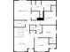 Second level floor plan featuring bedrooms, bathrooms, laundry room, and Gathering room at 937 Maple Stone Dr, Greenwood, IN 46143