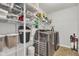 Well-organized laundry room with shelving and modern appliances at 937 Maple Stone Dr, Greenwood, IN 46143