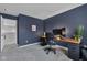 Bright home office with desk, modern computer setup and stylish decor, creating an ideal workspace at 937 Maple Stone Dr, Greenwood, IN 46143