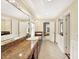 Spacious bathroom with double vanity and granite countertops at 9650 Copley Dr, Carmel, IN 46290