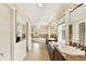 Long bathroom with double sinks and seperate bathtub at 9650 Copley Dr, Carmel, IN 46290