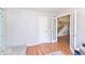 This home office area boasts hardwood floors, lots of light, and easy access to the main entry at 11030 Brentwood Ave, Zionsville, IN 46077