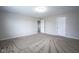 Neutral bedroom with carpeted floors, neutral walls, white trim, and white doors at 1278 W Limestone Way, Fortville, IN 46040