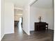 Inviting entryway showcases stylish hardwood floors and leads into the living spaces at 1351 Byron St, Greenfield, IN 46140