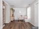 Bright dining area featuring built in booth style seating, and a modern white design at 2018 N Rochester Ave, Indianapolis, IN 46222