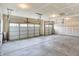 Spacious three car garage with unfinished drywall ready for all your vehicles, tools, and projects at 2074 Tompkins Dr, Westfield, IN 46074
