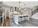 Kitchen with an island, stainless appliances, and a walk-in pantry at 2074 Tompkins Dr, Westfield, IN 46074
