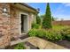 Inviting front entrance with brick facade and manicured landscaping providing beautiful curb appeal at 255 Bastion Pl # Apt D, Avon, IN 46123