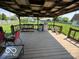 Back porch view of backyard at , Shelbyville, IN 46176