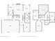 House floor plan features bedrooms, bathrooms, garage, and living spaces at 3430 Whalen Ave, Indianapolis, IN 46227