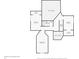 Second floor plan includes bedrooms, closets, bonus room at 3430 Whalen Ave, Indianapolis, IN 46227