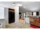 Bright eat-in kitchen featuring wood cabinets and appliances at 3816 Cologne Ct, Indianapolis, IN 46228