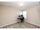 This bedroom offers a modern, cozy workspace bathed in plenty of natural light at 4642 Boyd Pl, Westfield, IN 46062