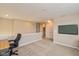 Spacious loft area with neutral walls, carpet flooring, and a dedicated workspace at 4642 Boyd Pl, Westfield, IN 46062