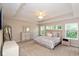 Tranquil main bedroom suite with trey ceiling, large windows and neutral decor at 4642 Boyd Pl, Westfield, IN 46062