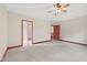 Large bedroom showing doors to the bathroom and another room at 5274 Brooks Bnd, Greenwood, IN 46143