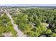 Picturesque aerial view of a leafy neighborhood showcasing well-maintained homes and green spaces at 54 Horseshoe Ln, Carmel, IN 46033