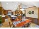 Spacious kitchen with wooden cabinets, island, and stainless steel appliances at 6118 Deerwood Dr, Greenwood, IN 46143