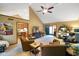 Bright living room with high ceilings and an open floor plan at 6118 Deerwood Dr, Greenwood, IN 46143