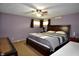 Comfortable main bedroom with nice lighting and closet space at 7150 Combs Rd, Indianapolis, IN 46237