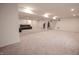 Expansive basement providing ample room for various activities and entertainment at 7284 Bayview Run, McCordsville, IN 46055