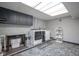 Laundry area with modern washer, dryer and storage space and custom rug at 9420 N Kenwood Ave, Indianapolis, IN 46260