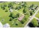 Aerial view of the property showcasing its expansive lot and neighborhood at 10928 W Jackson St, Muncie, IN 47304